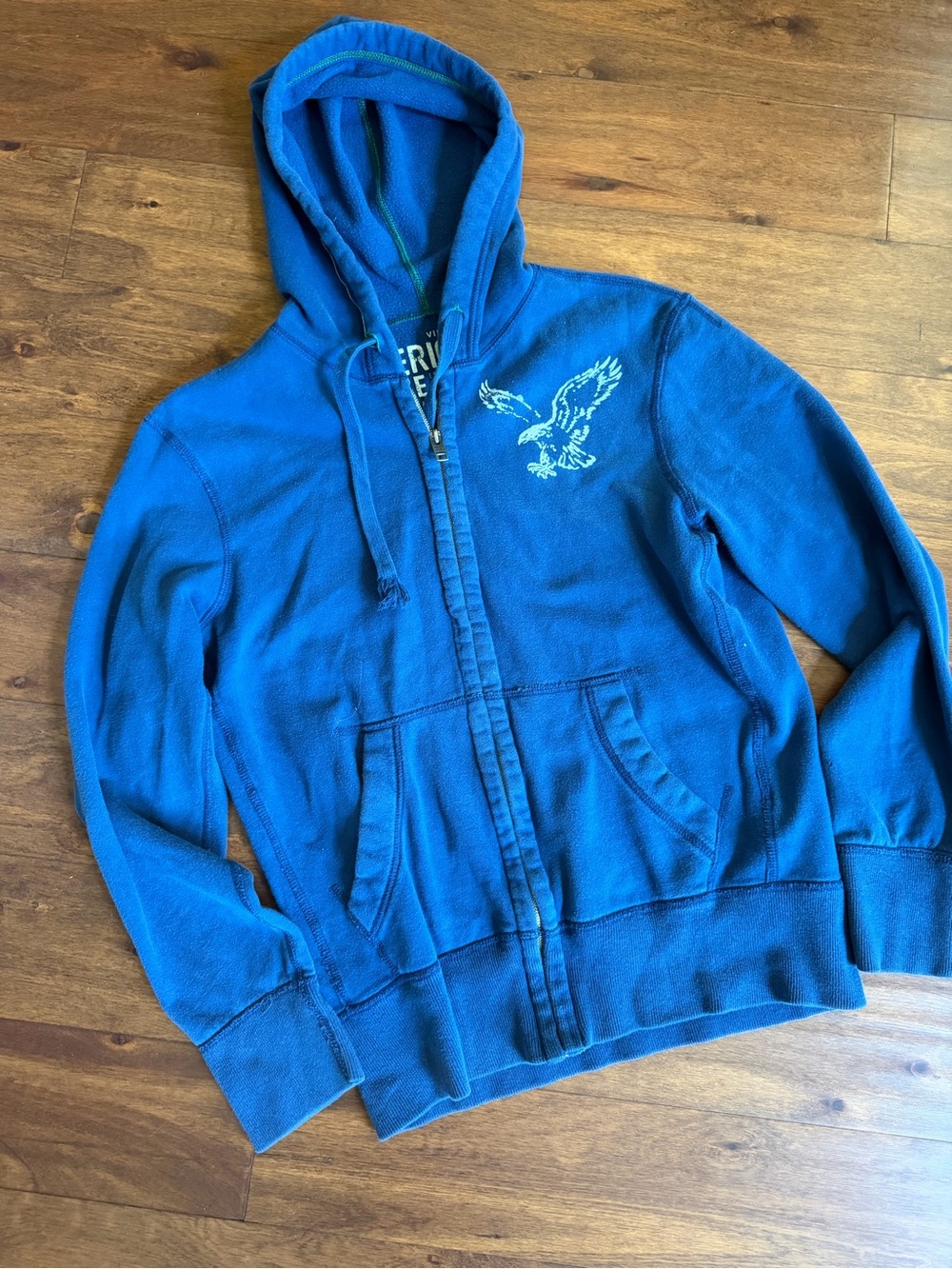 Vintage blue American Eagle Outfitters full-zip Hoodie